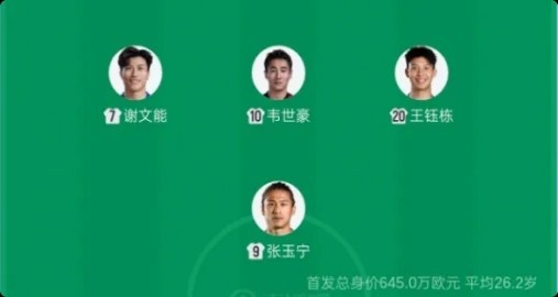 B体育官方网站-国足首发前场4人新赛季中超共进9球，张玉宁、王钰栋领跑射手榜